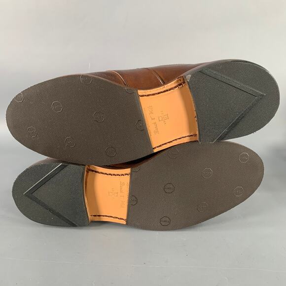 ALLEN EDMONDS Size 7 Randolph Brown Leather Penny Loafers - Picture 6 of 10